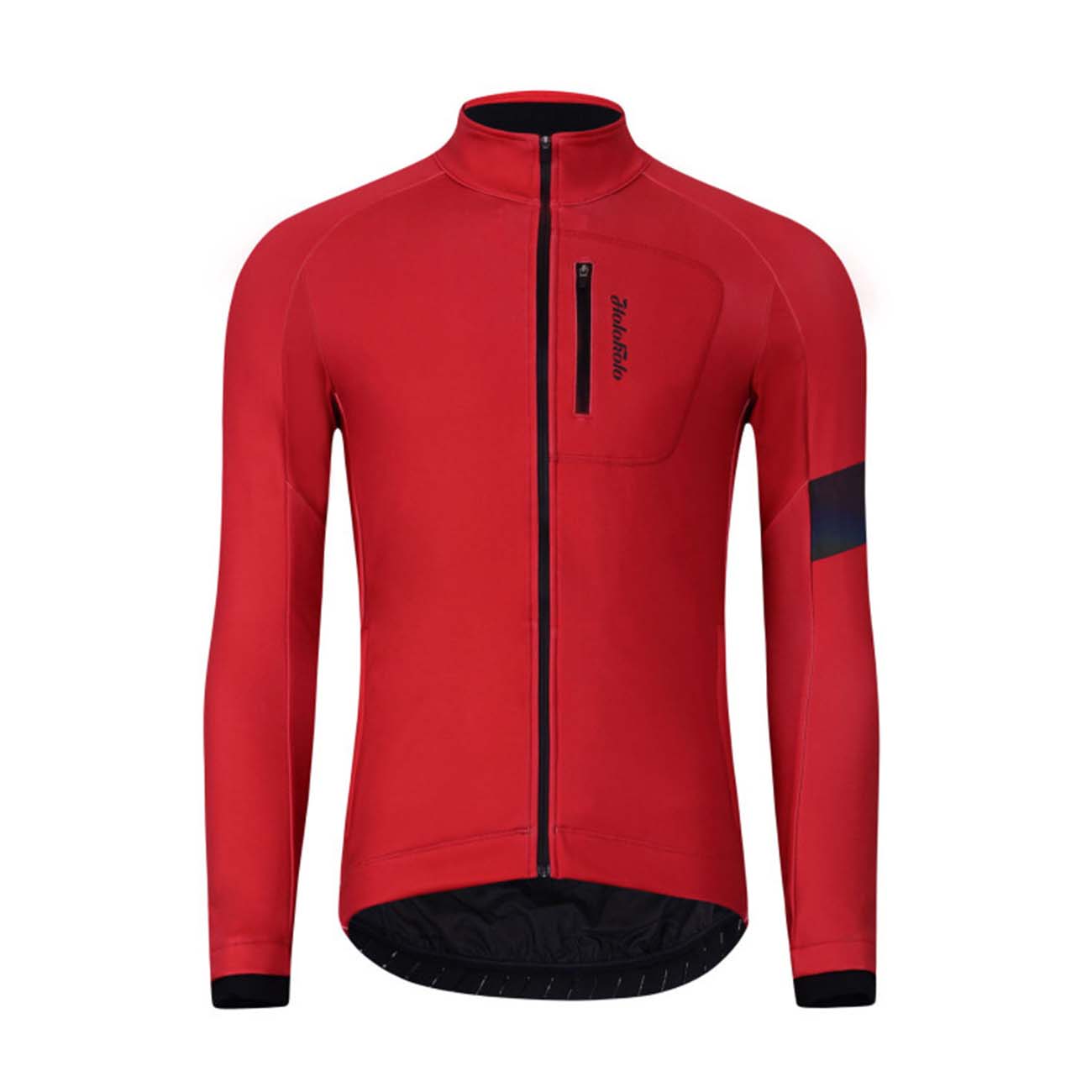 
                HOLOKOLO Cyklistická zateplená bunda - 2in1 WINTER - červená S
            