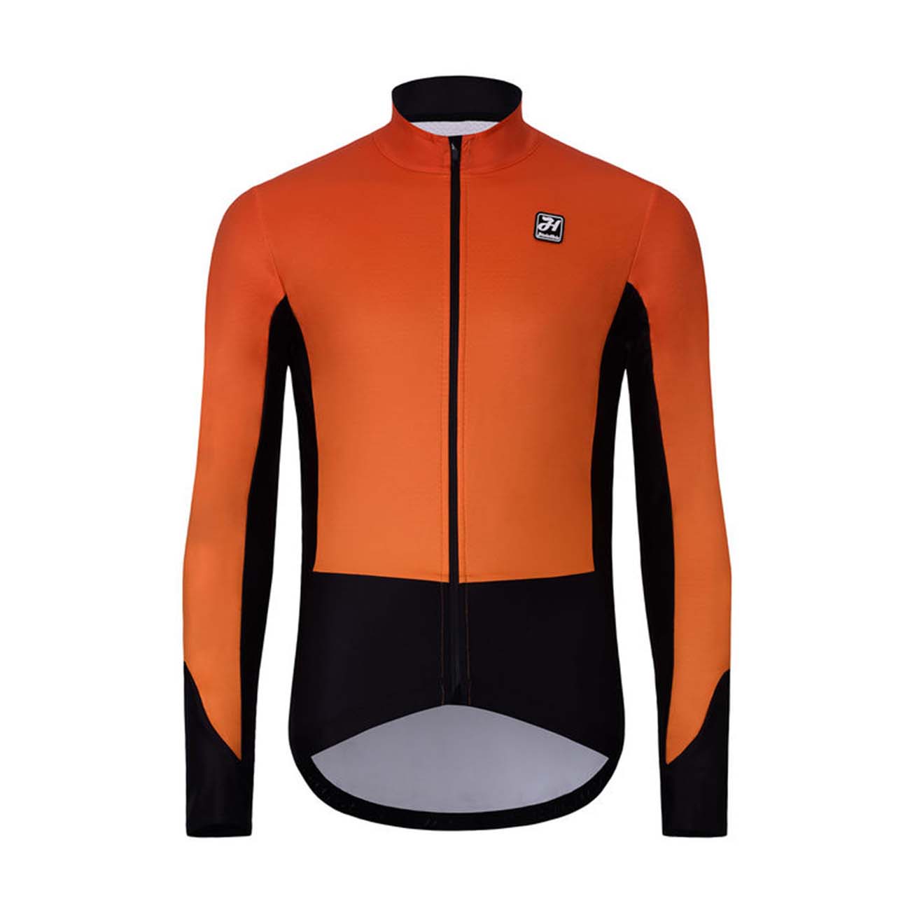 
                HOLOKOLO Cyklistická zateplená bunda - CLASSIC - čierna/oranžová
            