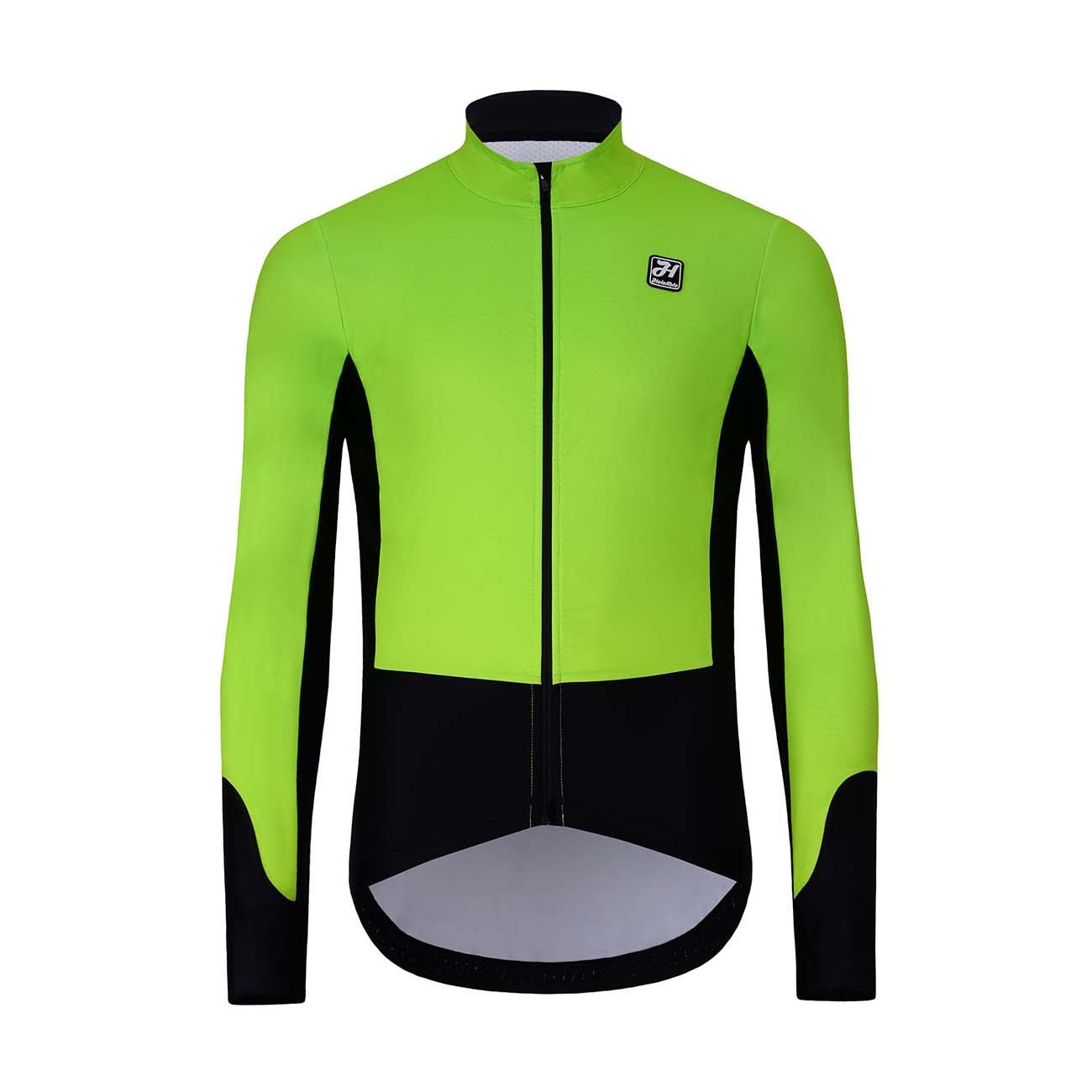 
                HOLOKOLO Cyklistická zateplená bunda - CLASSIC - žltá/čierna/zelená L
            
