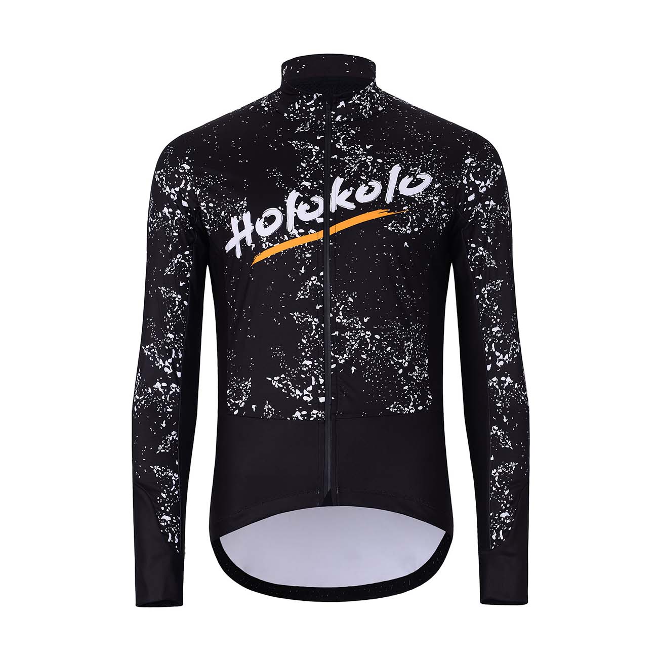 
                HOLOKOLO Cyklistická zateplená bunda - GRAFFITI - čierna 5XL
            