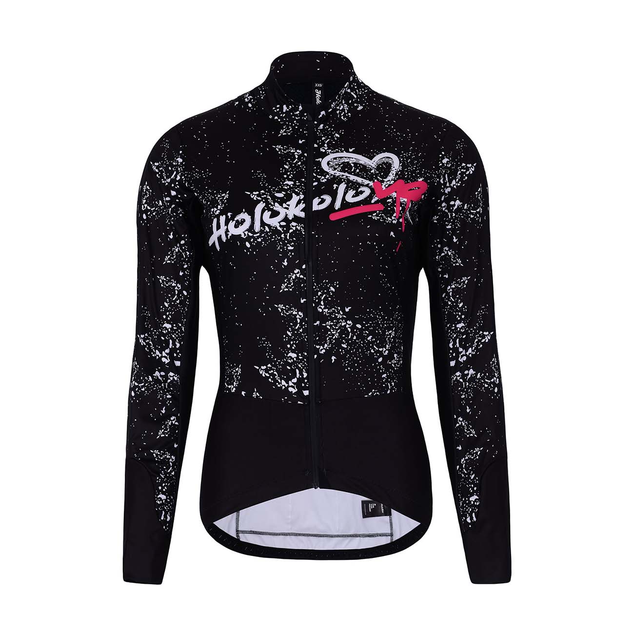 
                HOLOKOLO Cyklistická zateplená bunda - GRAFFITI LADY - čierna XS
            
