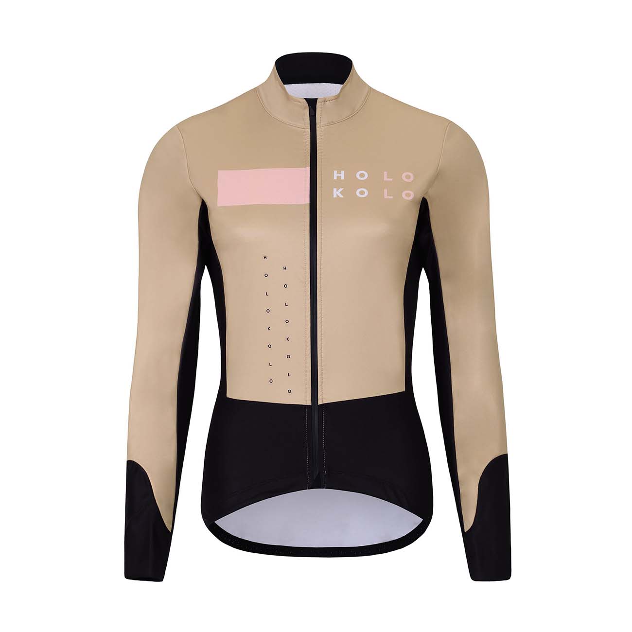 
                HOLOKOLO Cyklistická zateplená bunda - ELEMENT LADY - hnedá/béžová
            