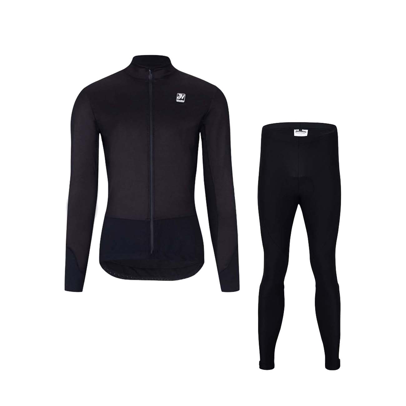 
                HOLOKOLO Cyklistická zimná bunda a nohavice - CLASSIC LADY - čierna
            