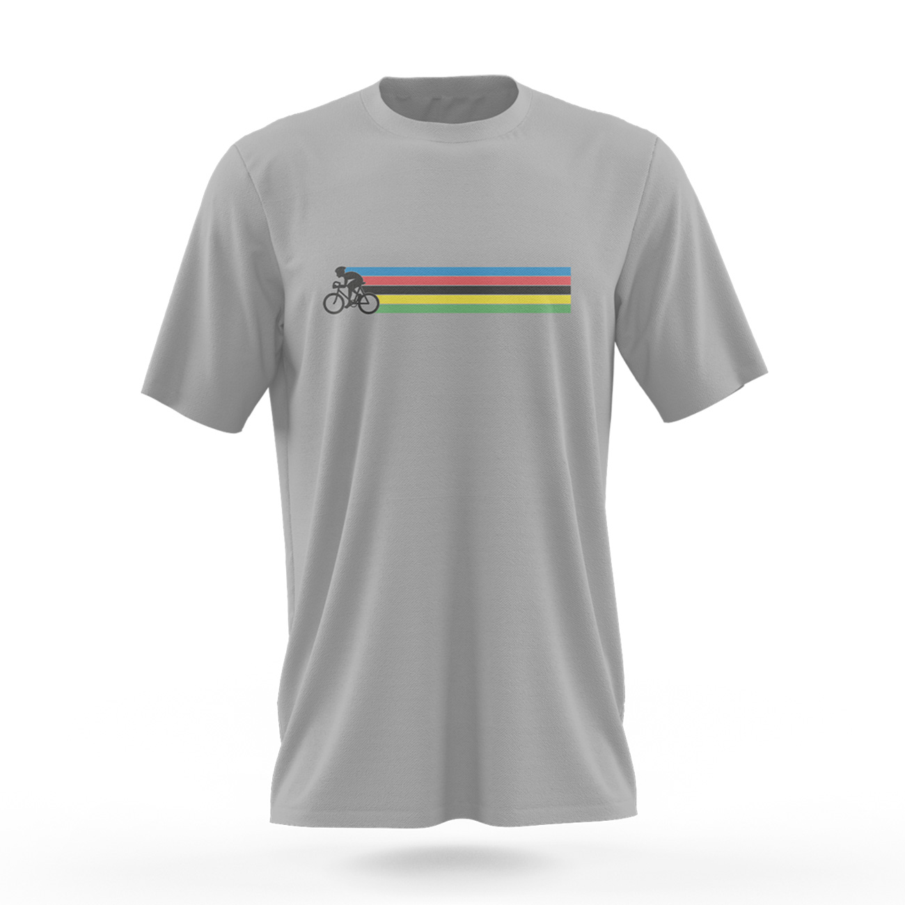 E-shop NU. BY HOLOKOLO Cyklistické tričko s krátkym rukávom - A GAME - viacfarebná/biela/šedá XS