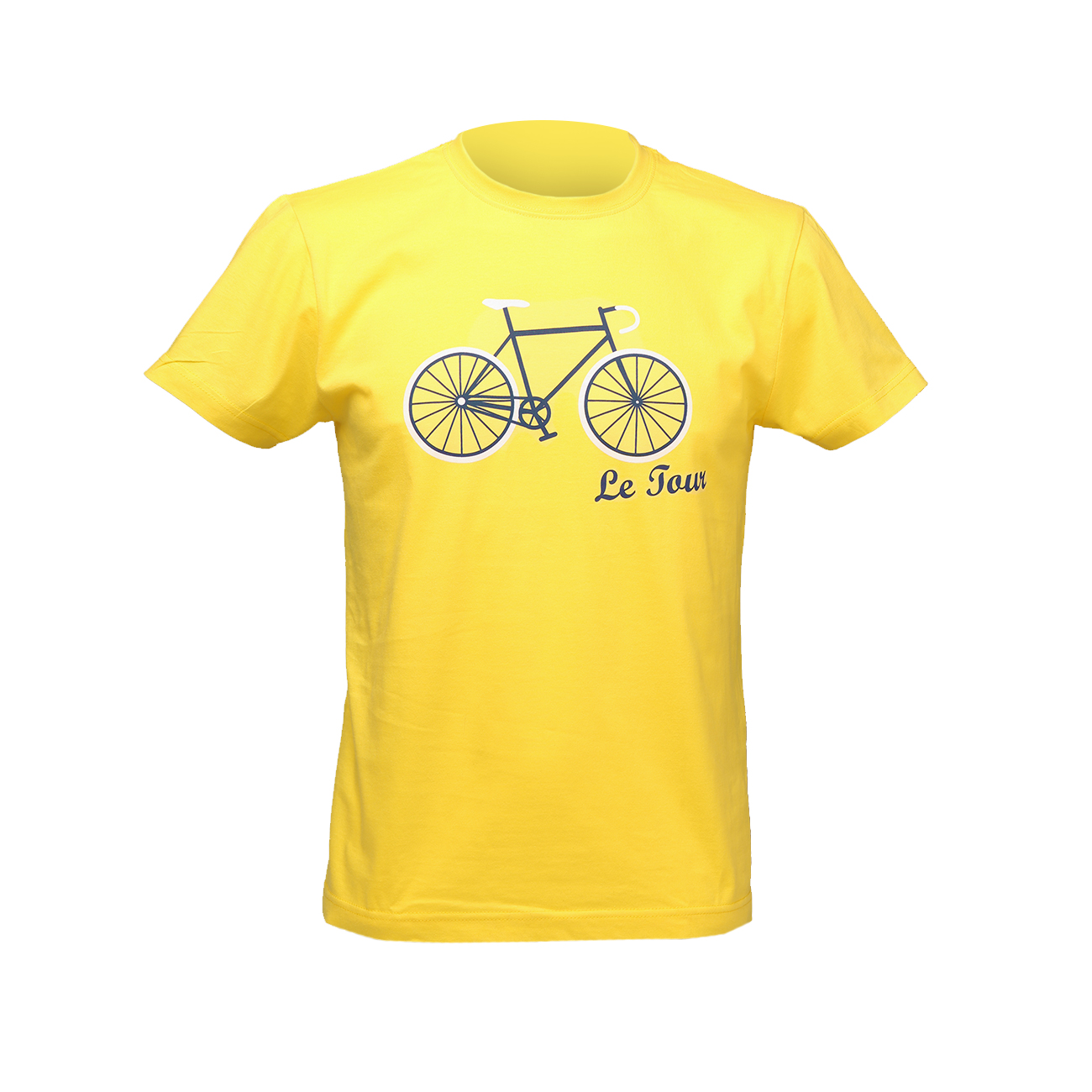 NU. BY HOLOKOLO Cyklistické tričko s krátkym rukávom - LE TOUR LEMON - žltá 2XL