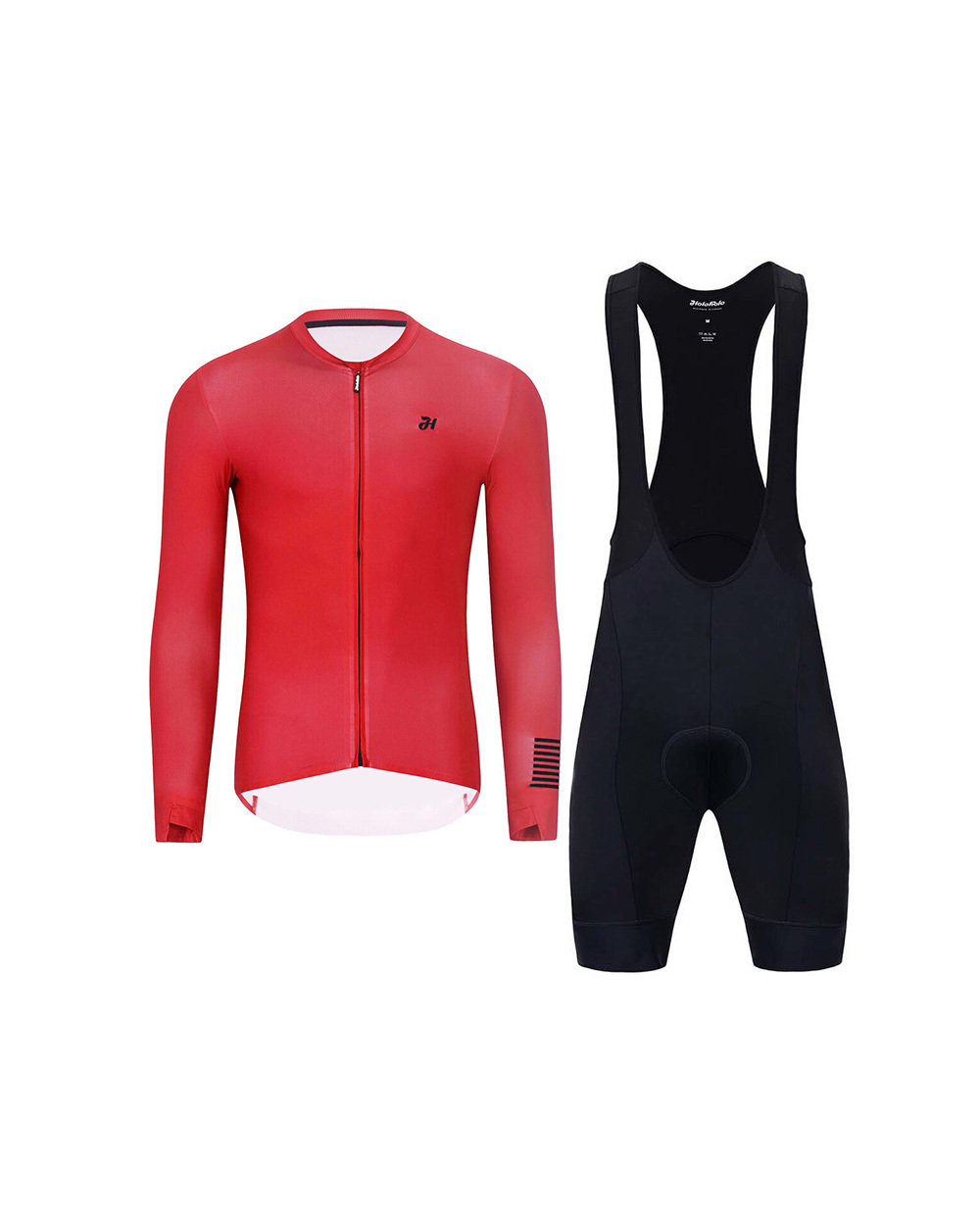 HOLOKOLO Cyklistický krátky dres a krátke nohavice - VICTORIOUS ELITE - červená