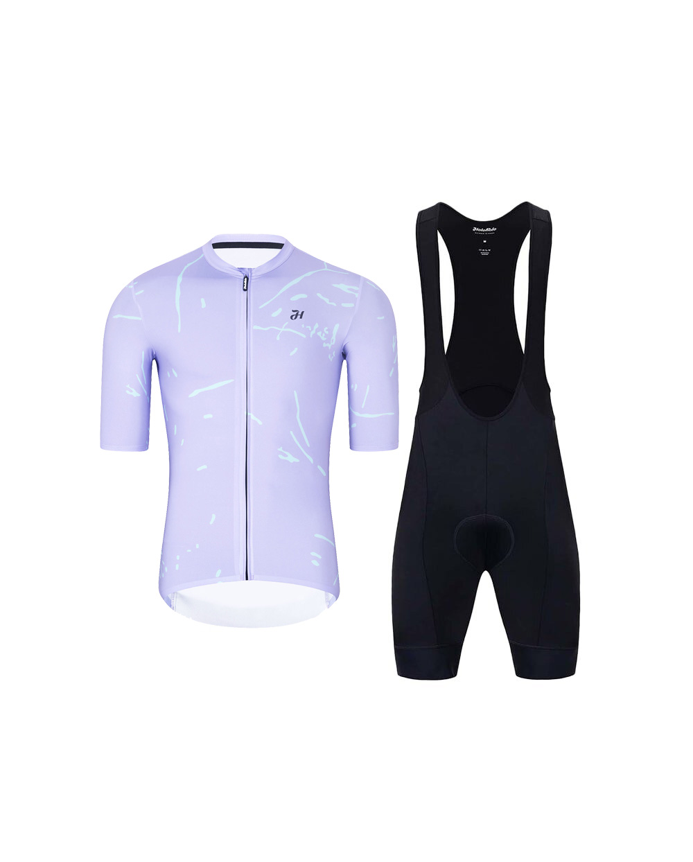 HOLOKOLO Cyklistický krátky dres a krátke nohavice - PASSION - modrá/fialová