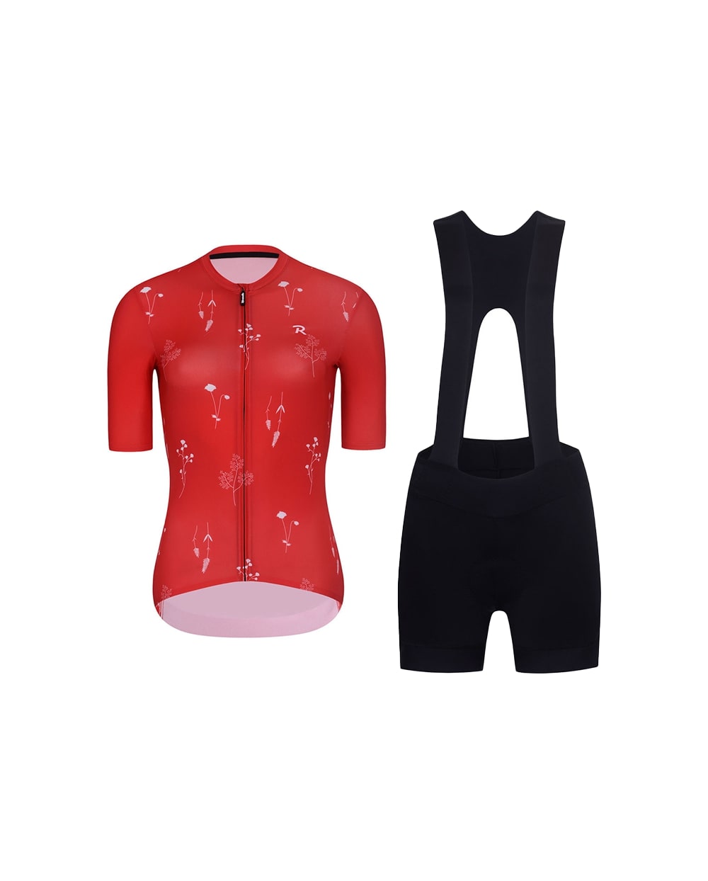 
                RIVANELLE BY HOLOKOLO Cyklistický krátky dres a krátke nohavice - METTLE LADY  - červená/čierna
            