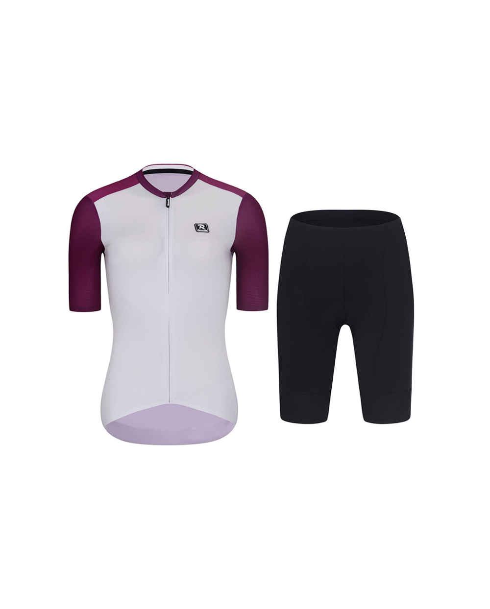RIVANELLE BY HOLOKOLO Cyklistický krátky dres a krátke nohavice - TECHNICAL  - bordová/čierna/biela