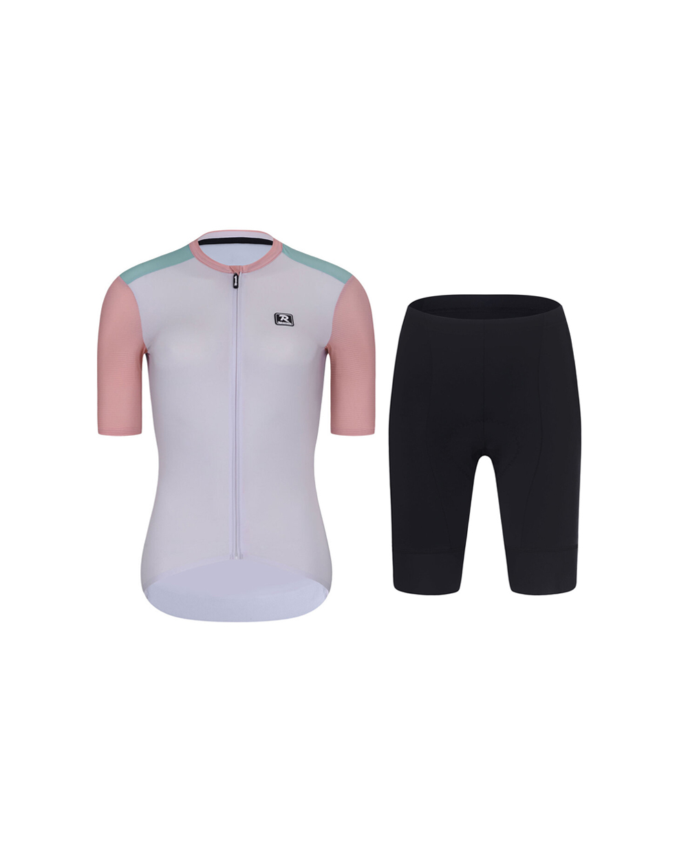 RIVANELLE BY HOLOKOLO Cyklistický krátky dres a krátke nohavice - TECHNICAL - zelená/čierna