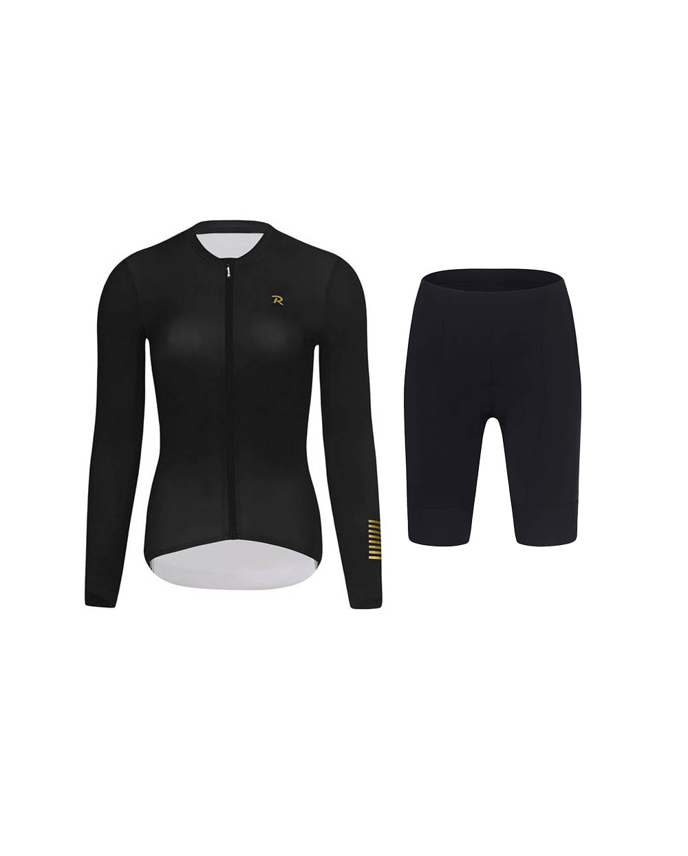 HOLOKOLO Cyklistický krátky dres a krátke nohavice - VICTORIOUS ELITE - čierna