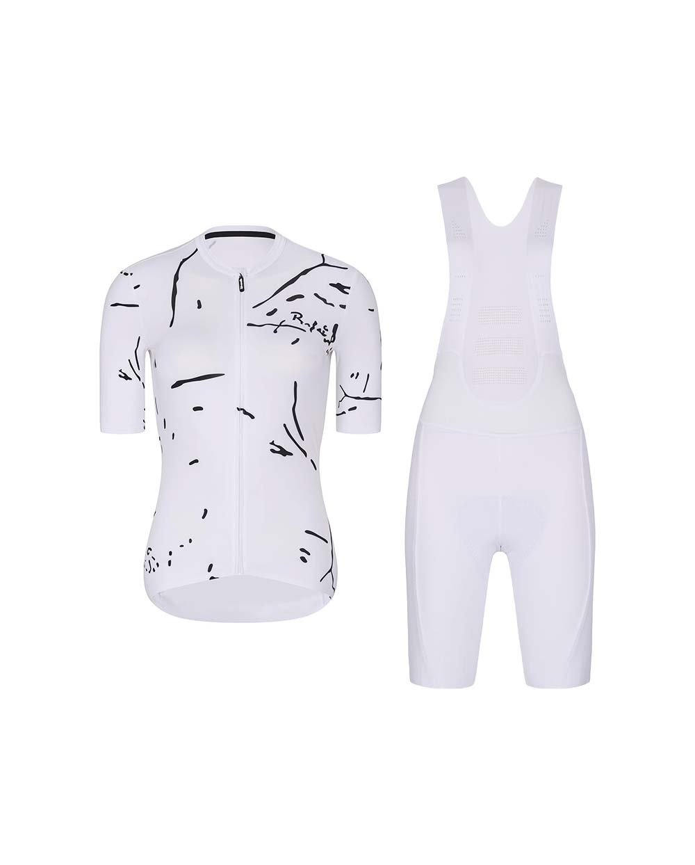 RIVANELLE BY HOLOKOLO Cyklistický krátky dres a krátke nohavice - PASSION - čierna/biela