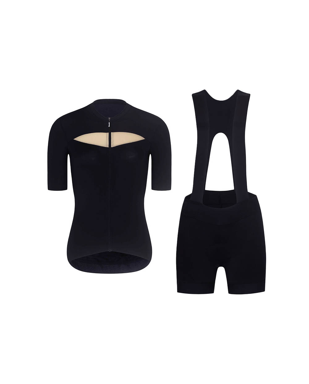 RIVANELLE BY HOLOKOLO Cyklistický krátky dres a krátke nohavice - GLAMOR - čierna