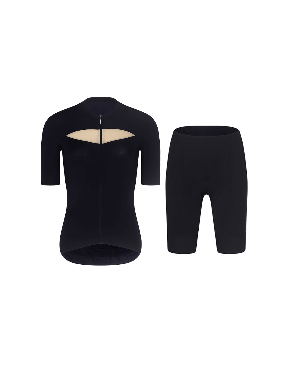 RIVANELLE BY HOLOKOLO Cyklistický krátky dres a krátke nohavice - GLAMOR - čierna