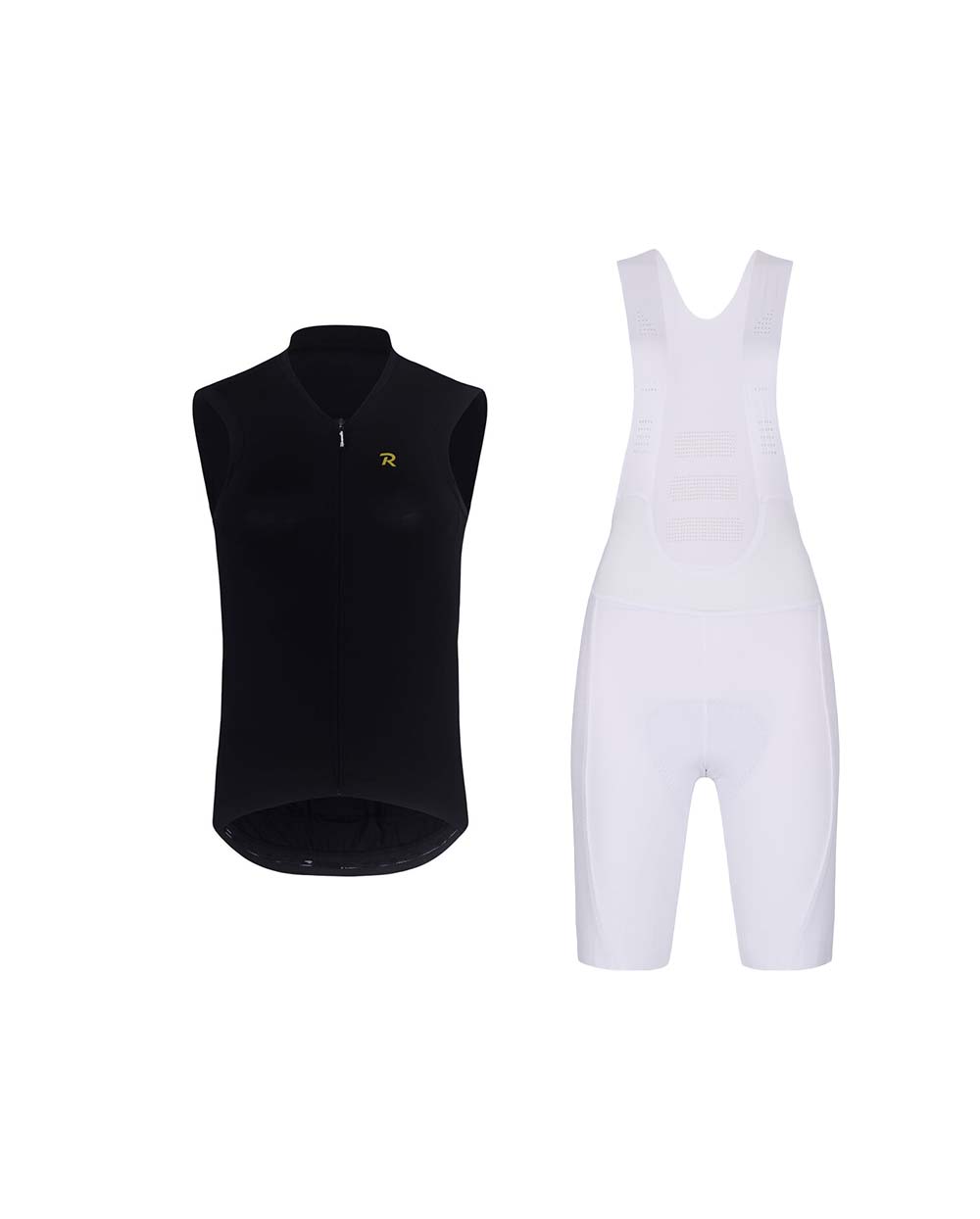 RIVANELLE BY HOLOKOLO Cyklistický krátky dres a krátke nohavice - PURE - čierna/biela