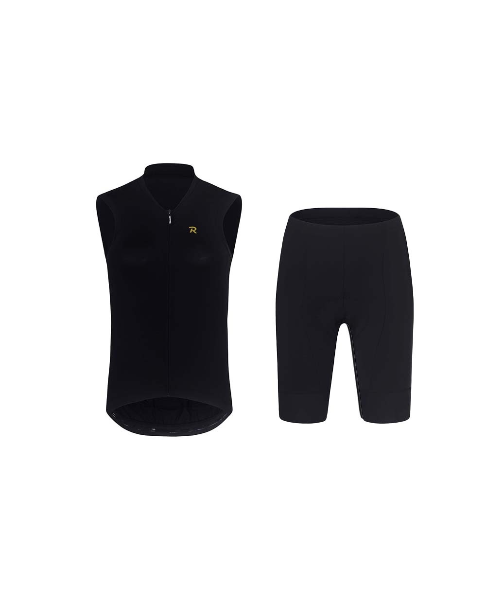 RIVANELLE BY HOLOKOLO Cyklistický krátky dres a krátke nohavice - PURE - čierna