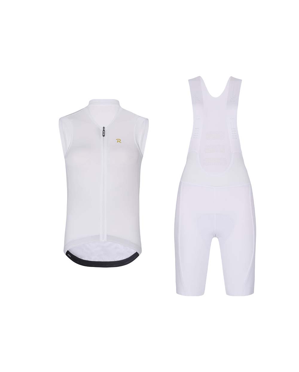RIVANELLE BY HOLOKOLO Cyklistický krátky dres a krátke nohavice - PURE - biela