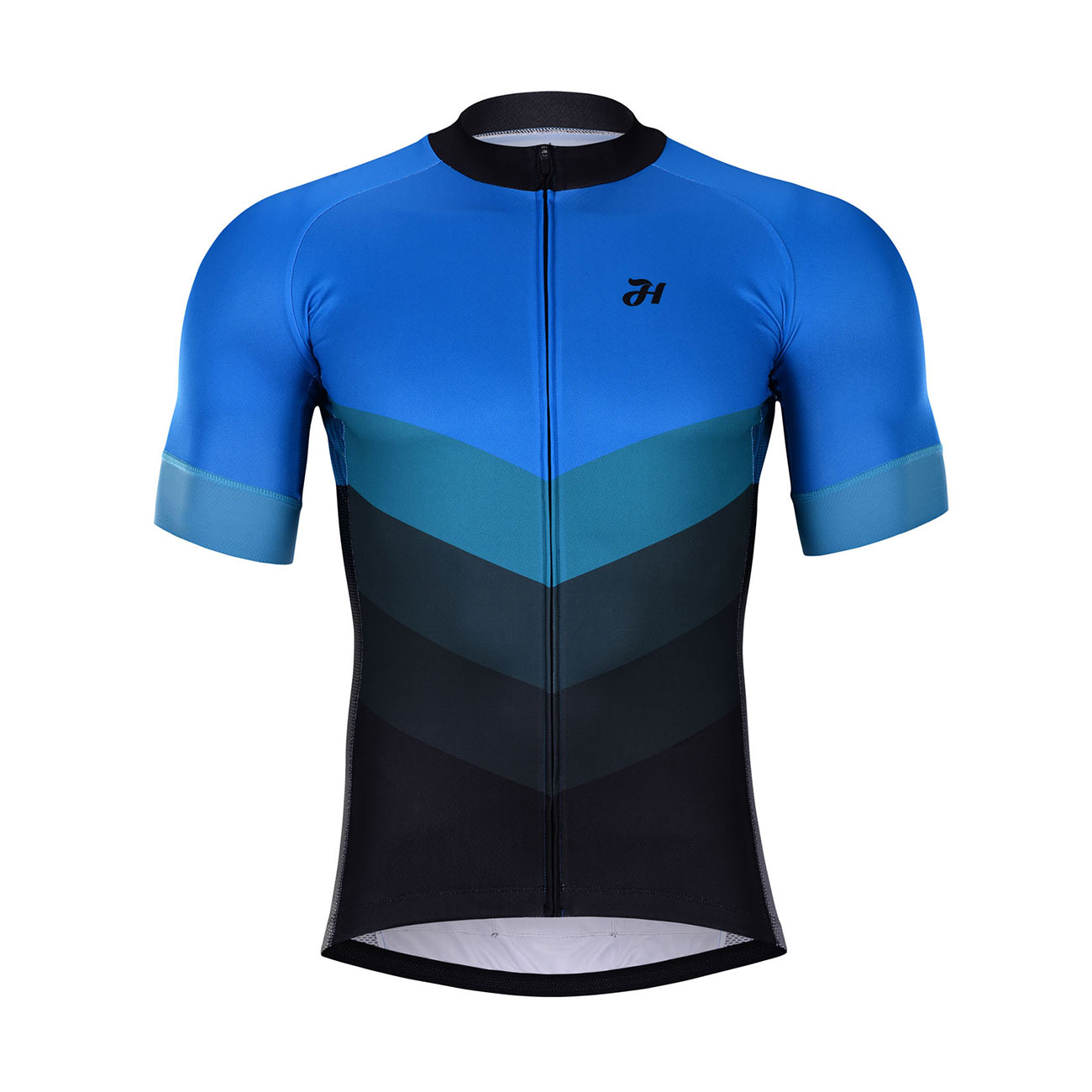 
                HOLOKOLO Cyklistický dres s krátkym rukávom - NEW NEUTRAL - modrá/čierna XS
            
