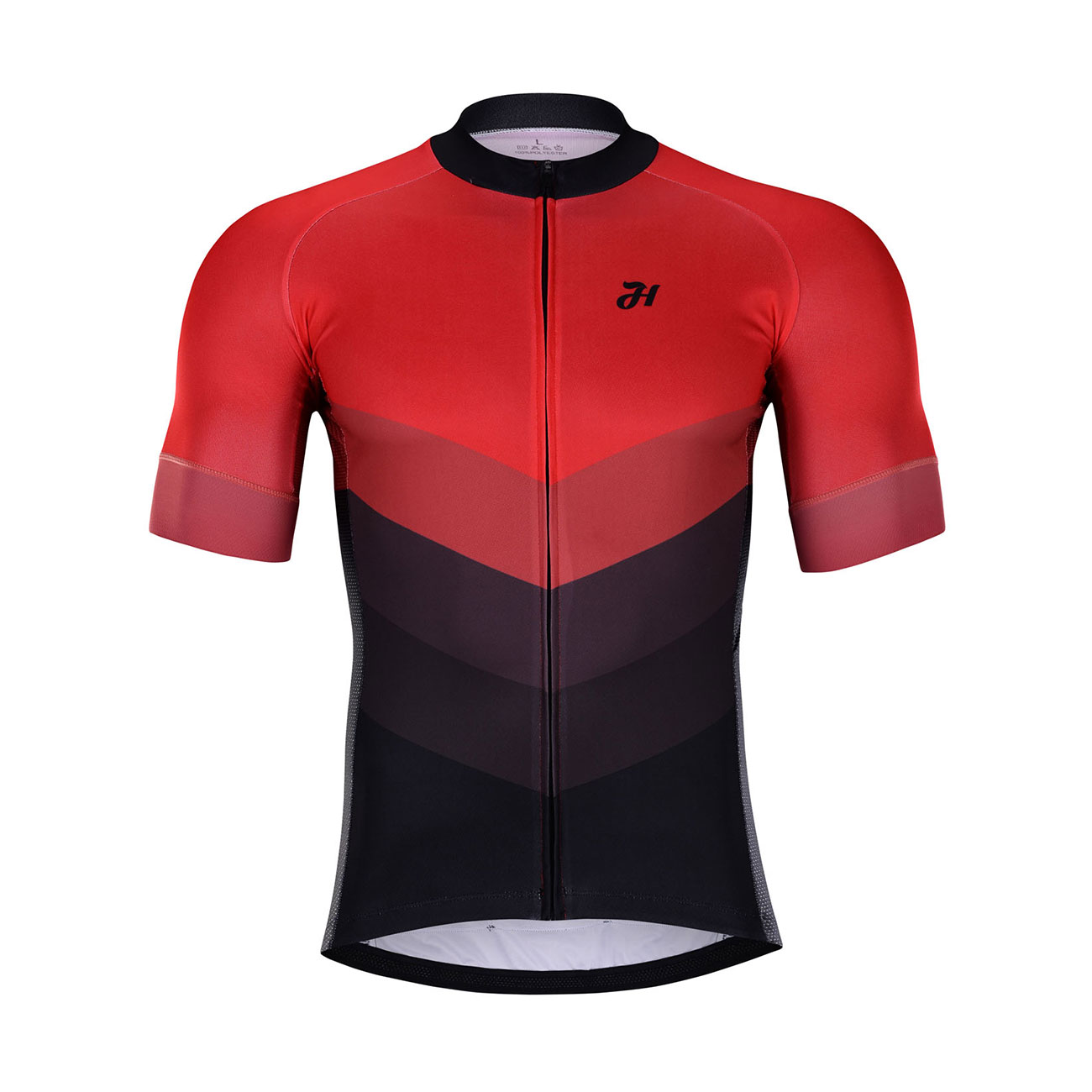 
                HOLOKOLO Cyklistický dres s krátkym rukávom - NEW NEUTRAL - čierna/červená 2XS
            
