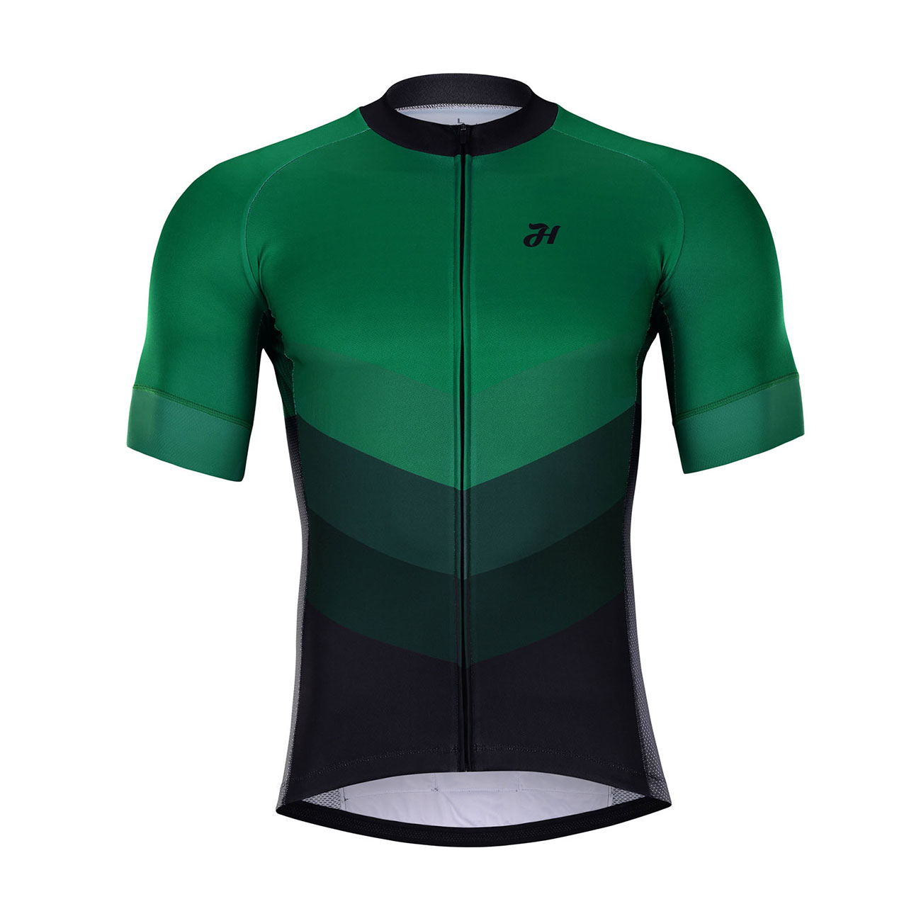 
                HOLOKOLO Cyklistický dres s krátkym rukávom - NEW NEUTRAL - zelená/čierna XS
            