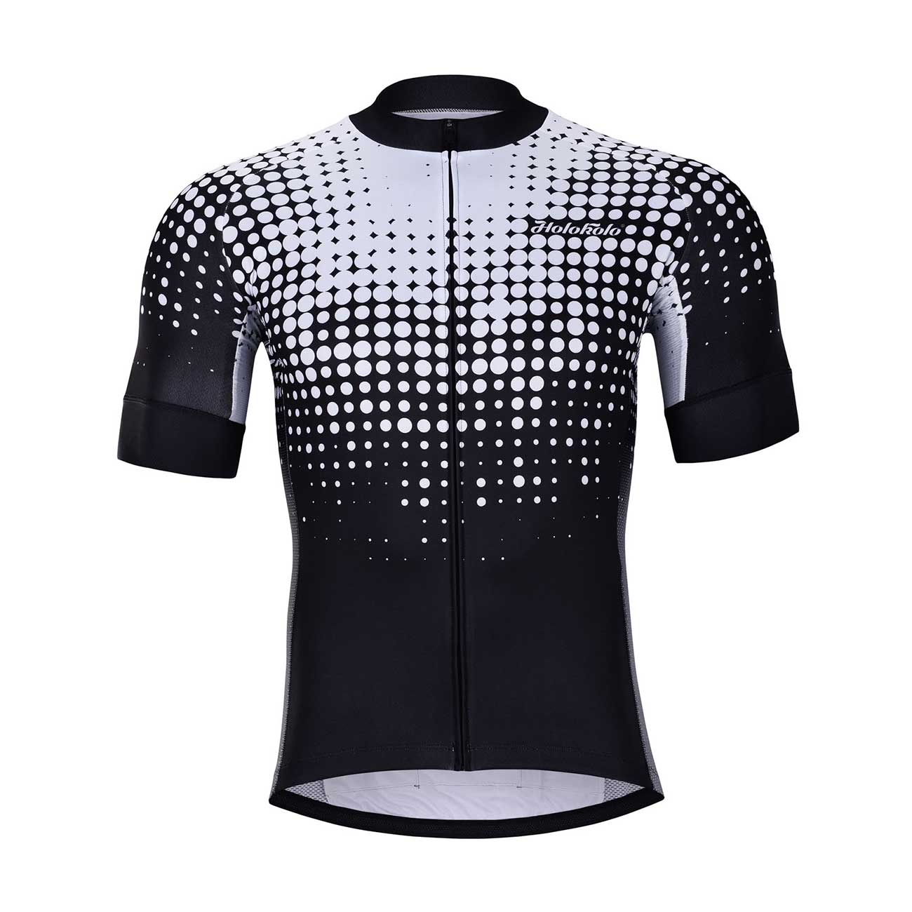 
                HOLOKOLO Cyklistický dres s krátkym rukávom - FROSTED - čierna/biela 2XS
            