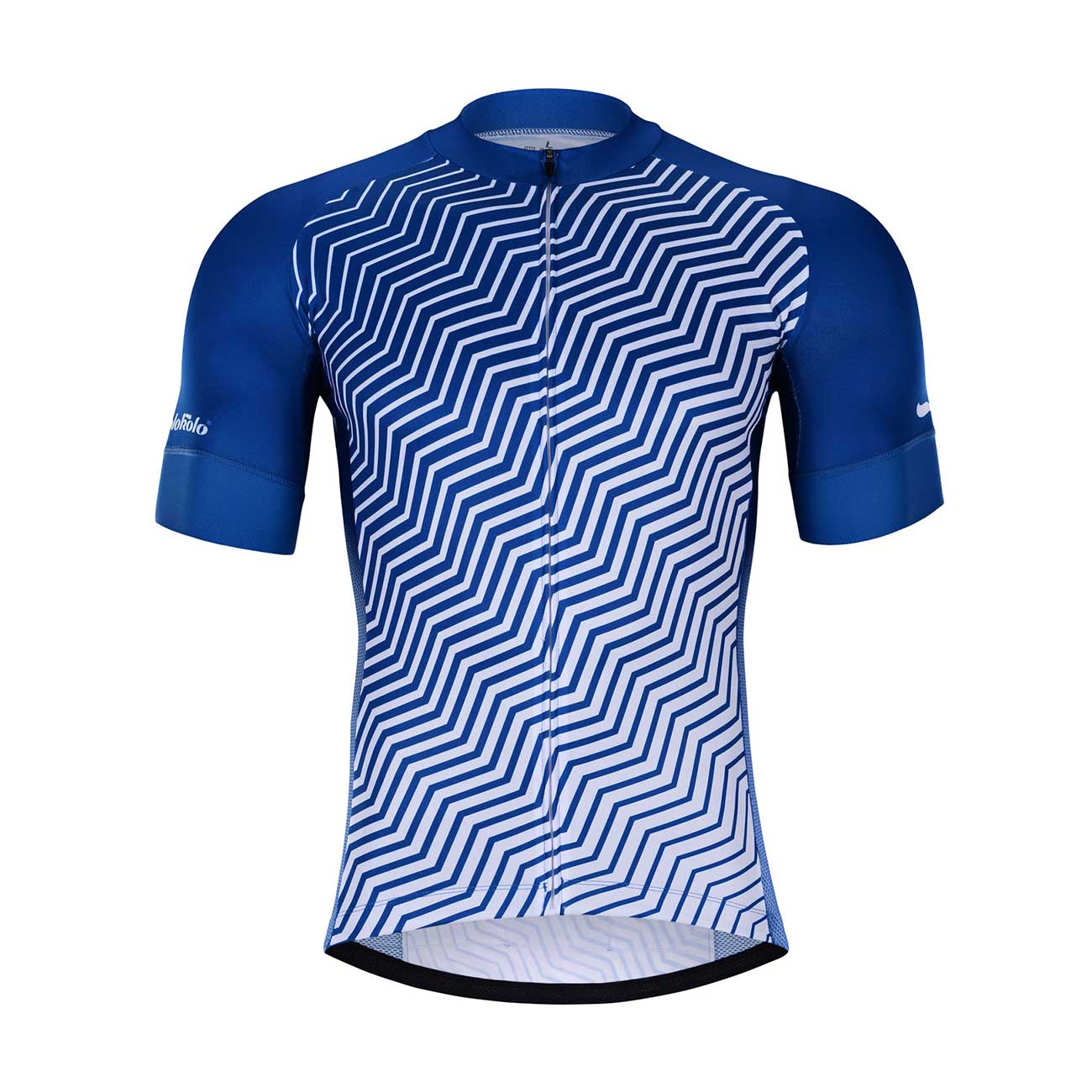 
                HOLOKOLO Cyklistický dres s krátkym rukávom - DAYBREAK - modrá/biela XS
            