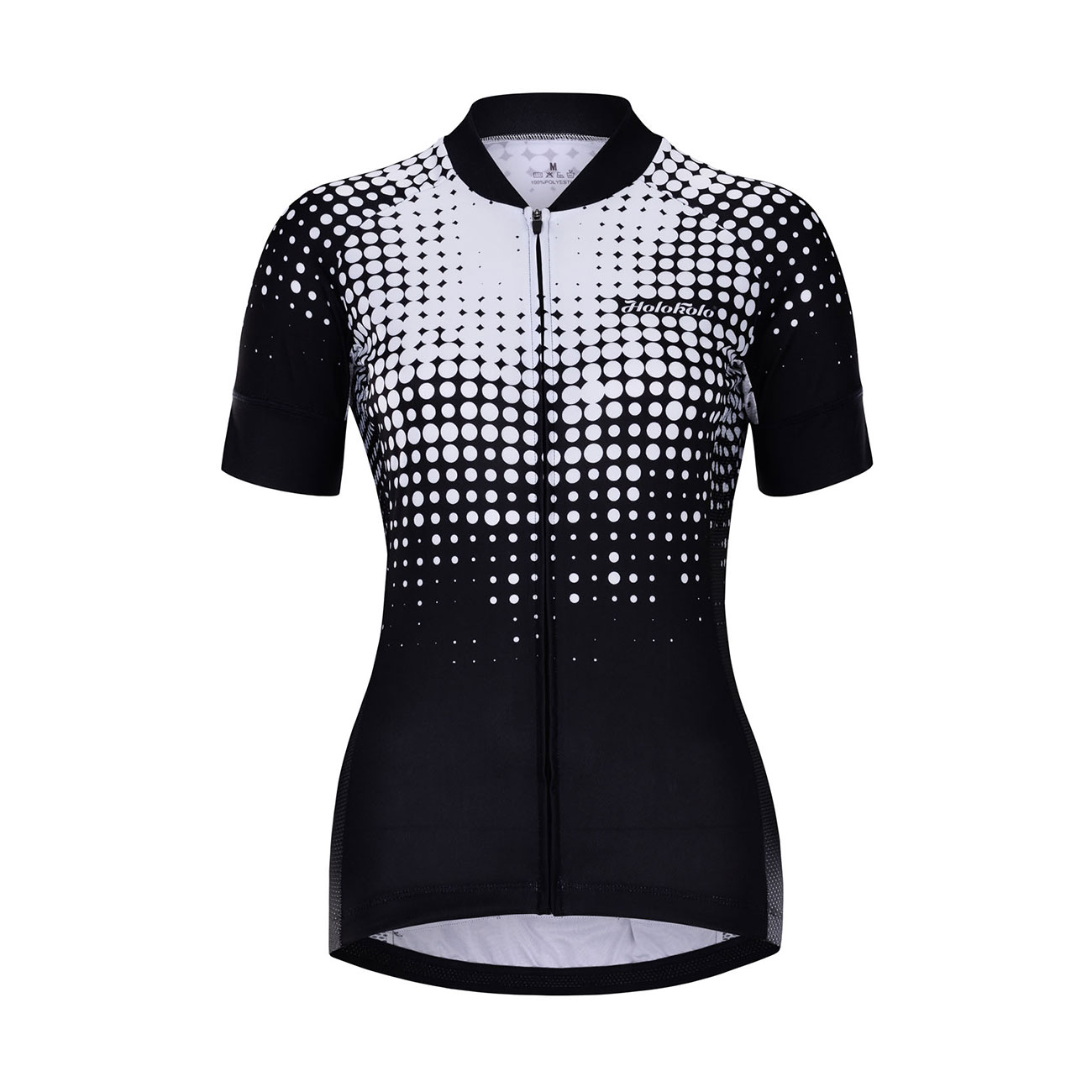 
                HOLOKOLO Cyklistický dres s krátkym rukávom - FROSTED LADY - biela/čierna
            