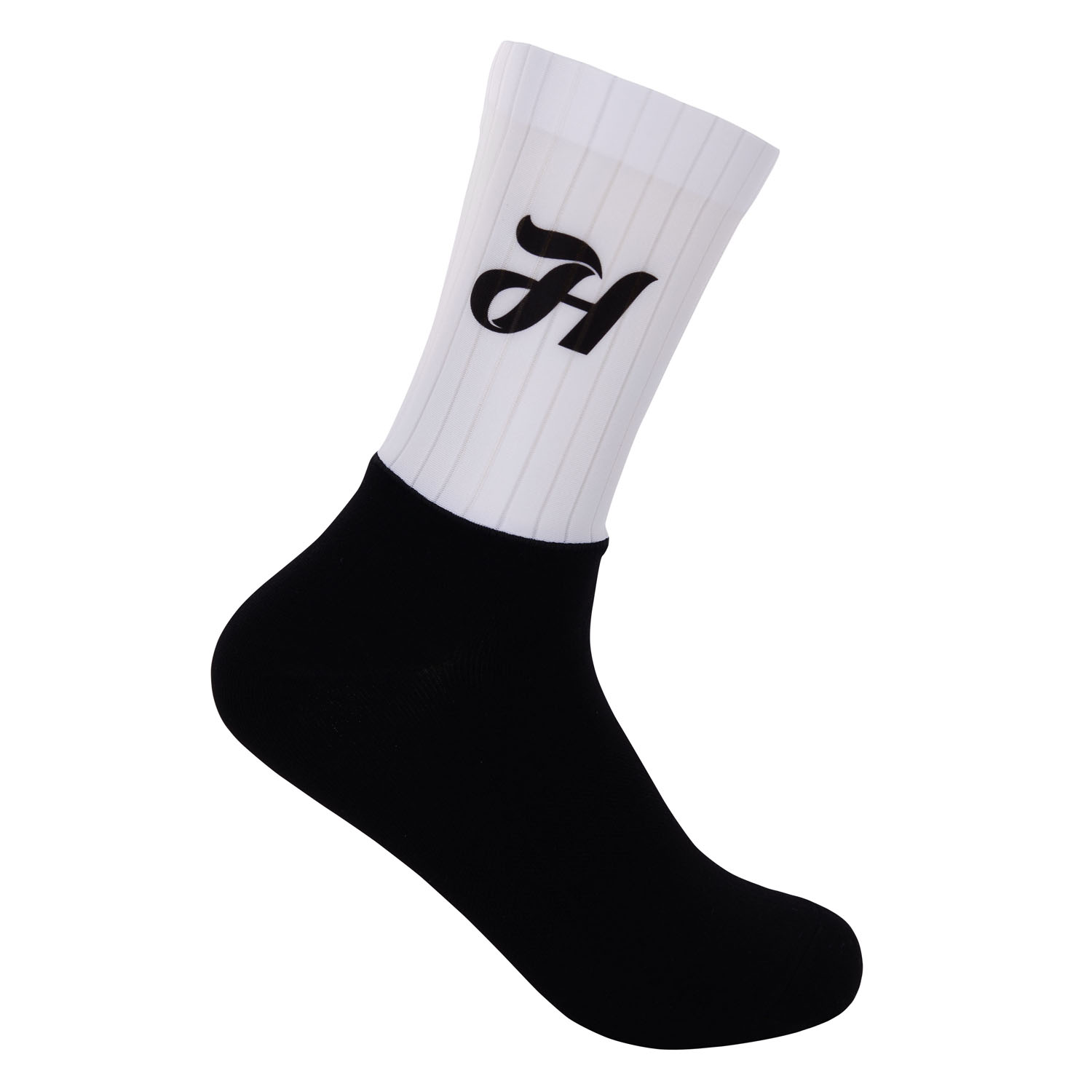 
                HOLOKOLO Cyklistické ponožky klasické - NEAT - čierna/biela L-XL
            