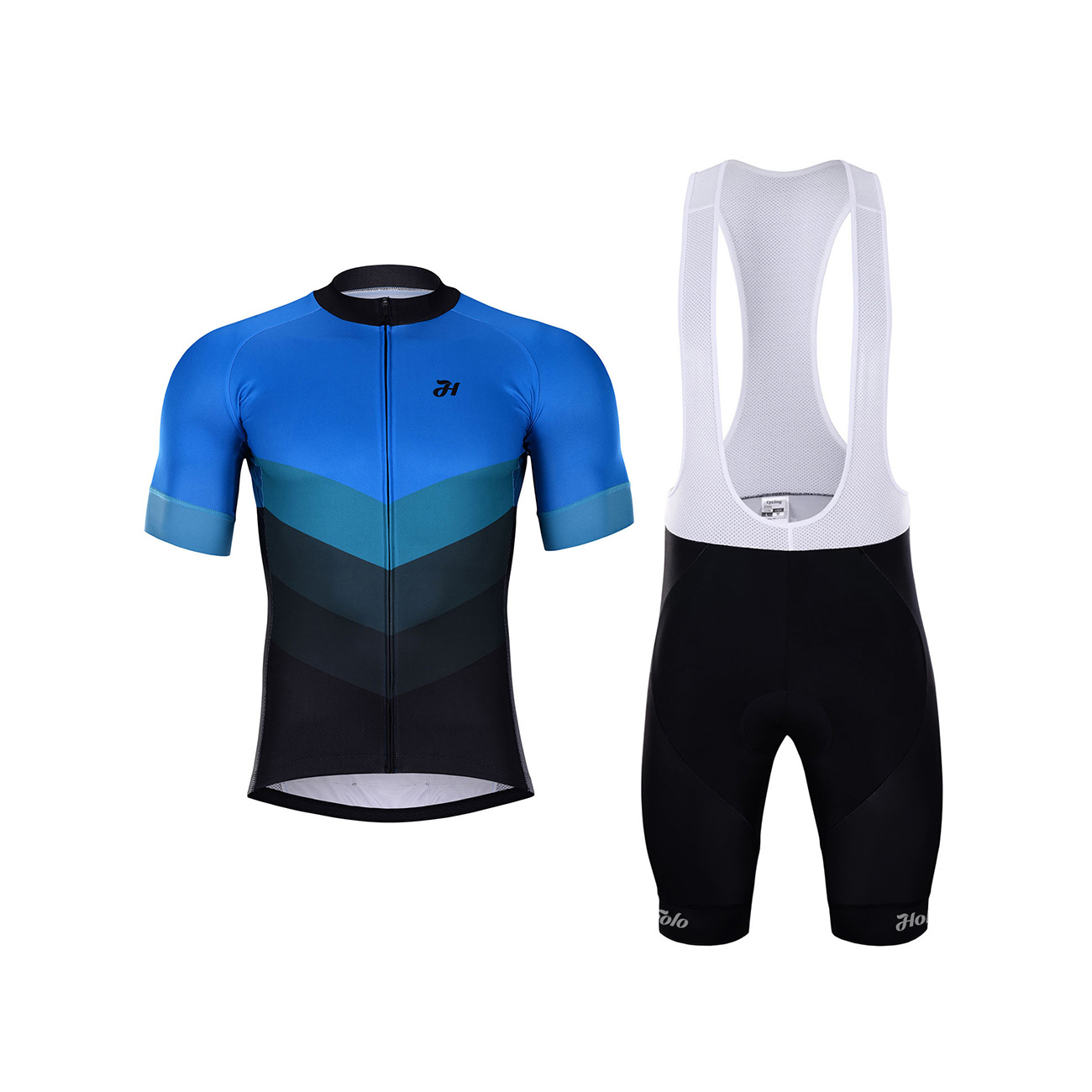 
                HOLOKOLO Cyklistický krátky dres a krátke nohavice - NEW NEUTRAL - modrá/čierna
            