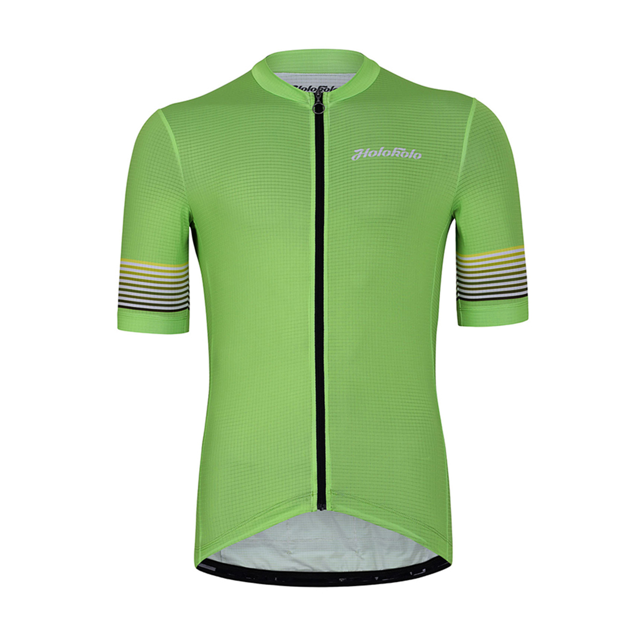 
                HOLOKOLO Cyklistický dres s krátkym rukávom - RAINBOW - zelená
            