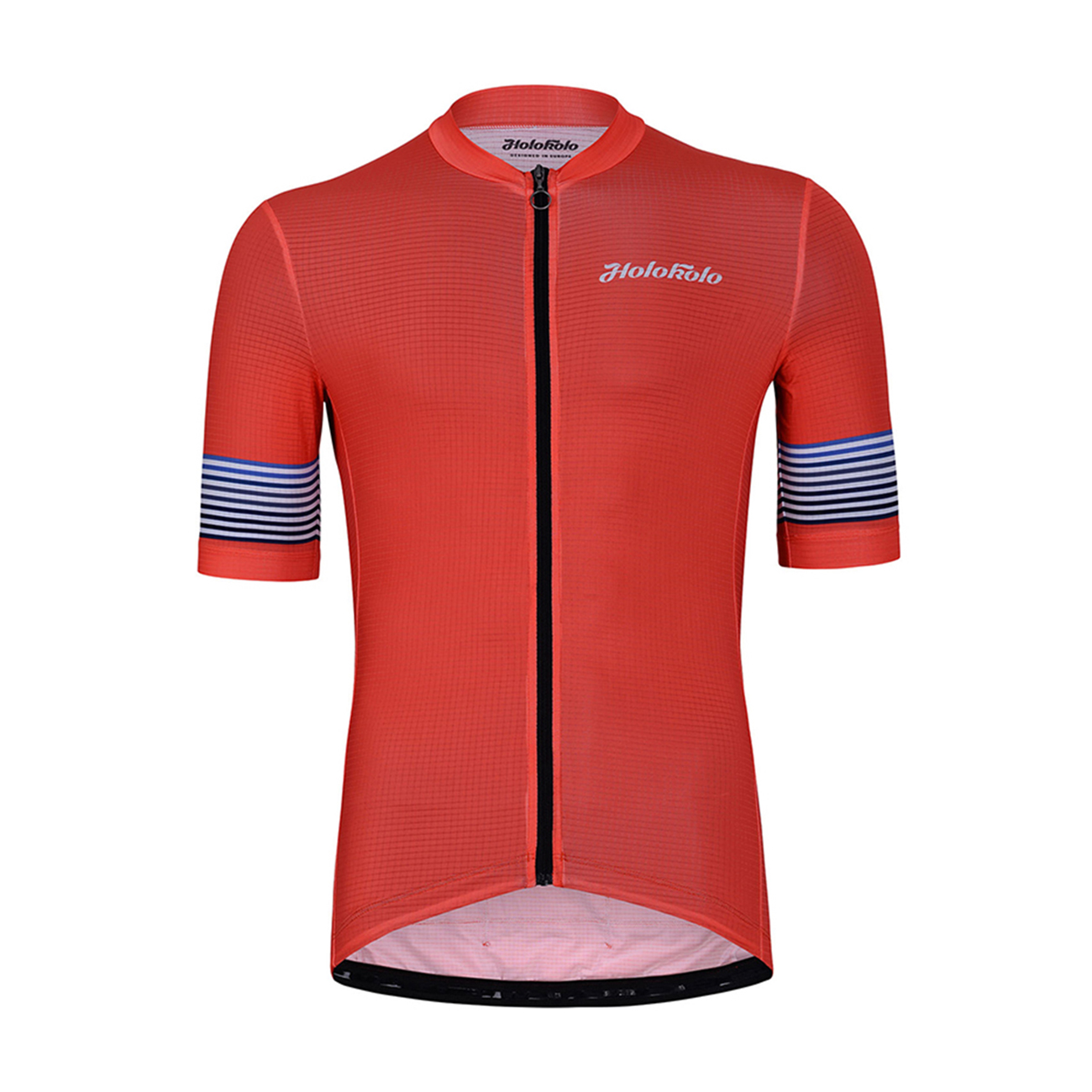 
                HOLOKOLO Cyklistický dres s krátkym rukávom - RAINBOW - červená
            