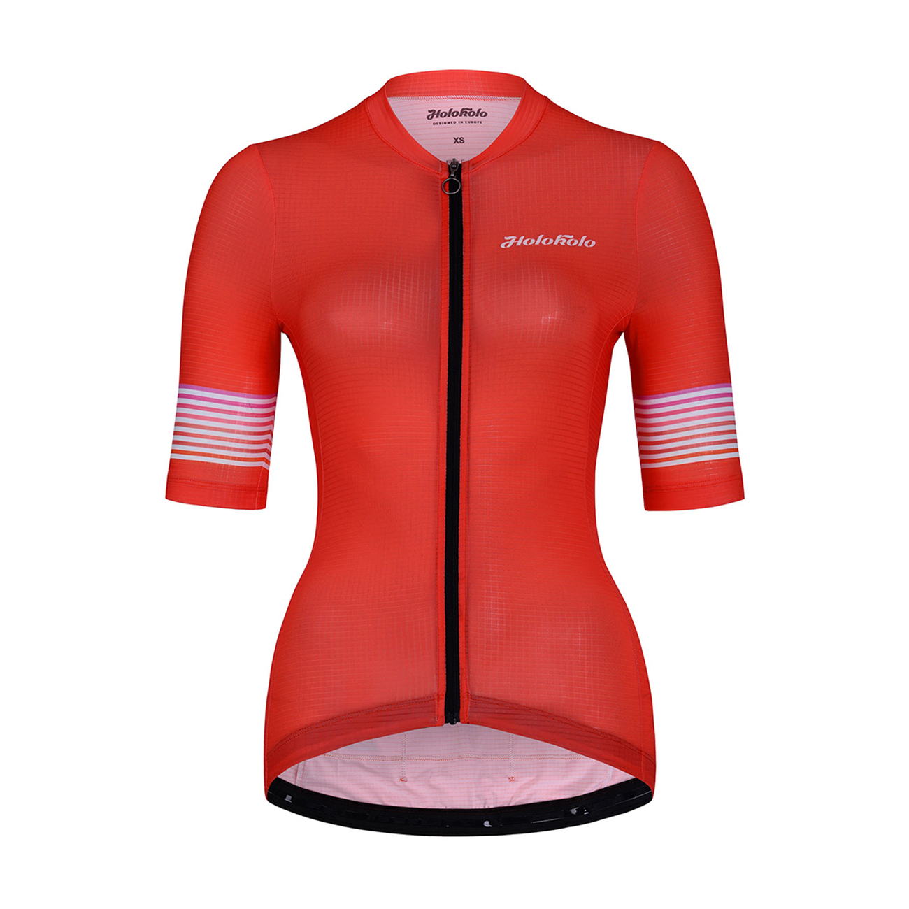 
                HOLOKOLO Cyklistický dres s krátkym rukávom - RAINBOW LADY - červená XS
            