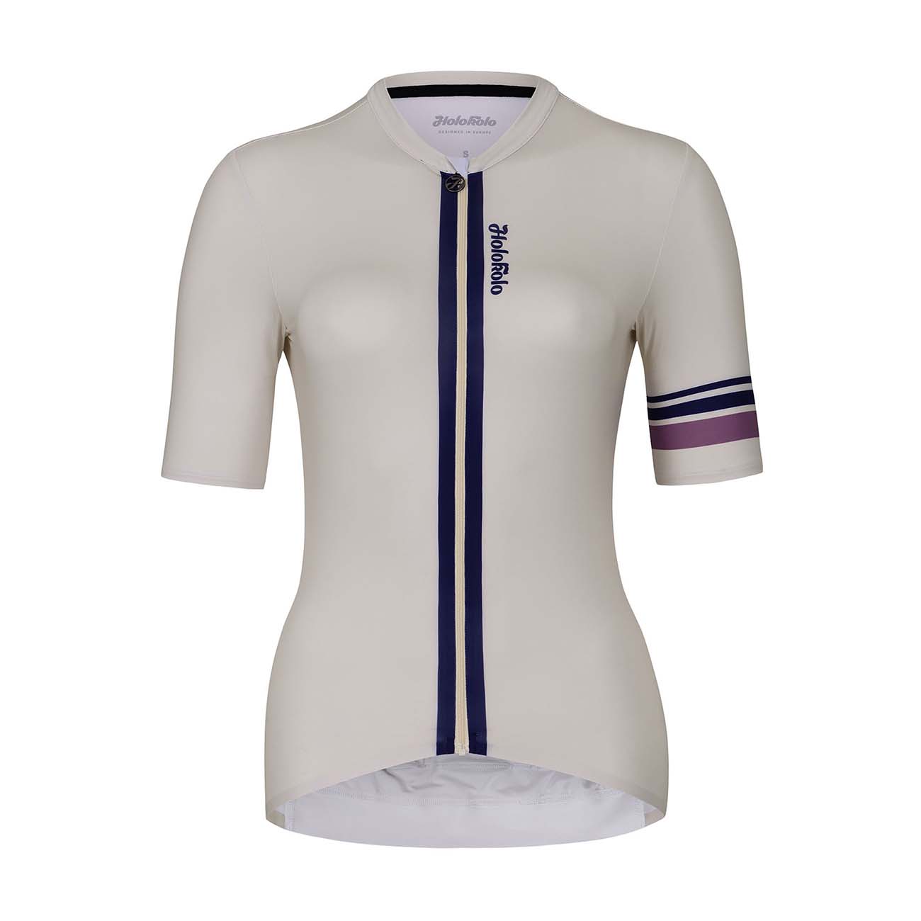 HOLOKOLO Cyklistický dres s krátkym rukávom - HONEST ELITE LADY - béžová