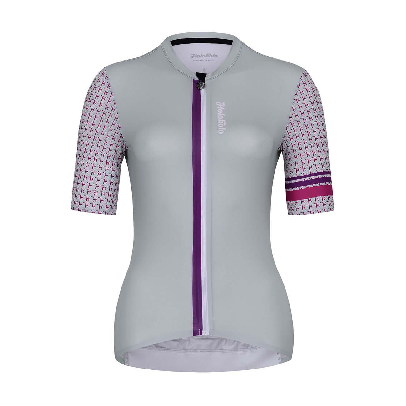 
                HOLOKOLO Cyklistický dres s krátkym rukávom - KIND ELITE LADY - šedá 2XL
            