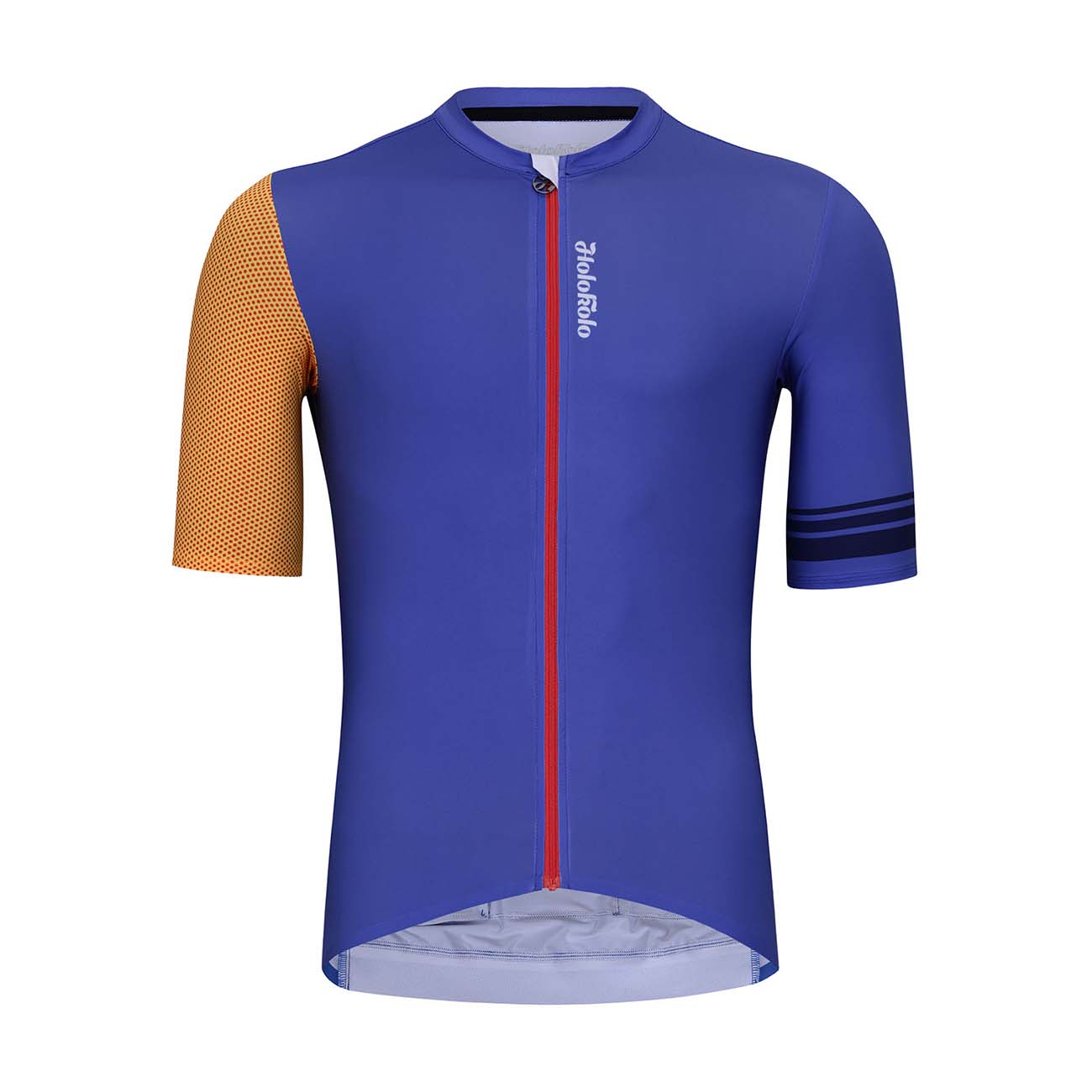 
                HOLOKOLO Cyklistický dres s krátkym rukávom - GREAT ELITE - oranžová/modrá
            