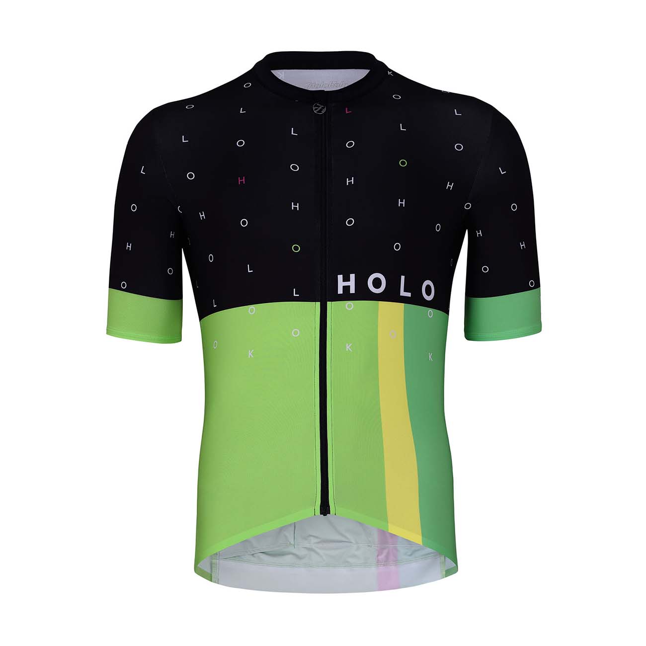 
                HOLOKOLO Cyklistický dres s krátkym rukávom - OPTIMISTIC ELITE - zelená/čierna M
            