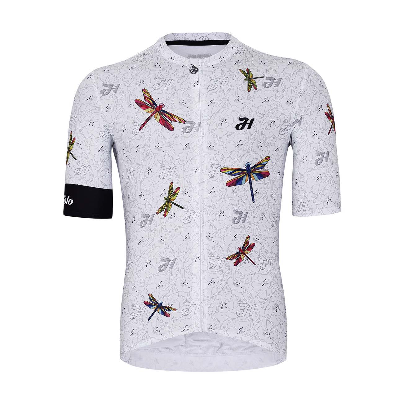 HOLOKOLO Cyklistický dres s krátkym rukávom - ALIVE ELITE - viacfarebná/biela XS