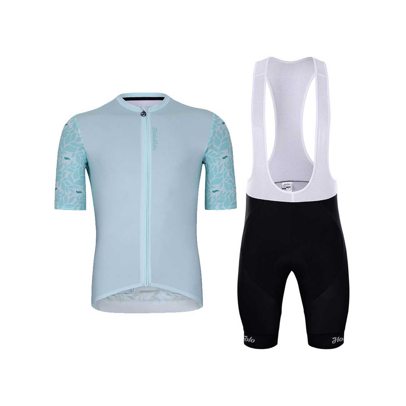 
                HOLOKOLO Cyklistický krátky dres a krátke nohavice - DELICATE ELITE - svetlo modrá/čierna
            