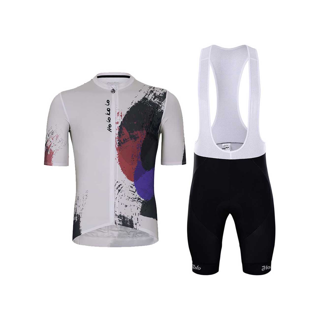 
                HOLOKOLO Cyklistický krátky dres a krátke nohavice - INCREDIBLE ELITE - čierna/šedá
            