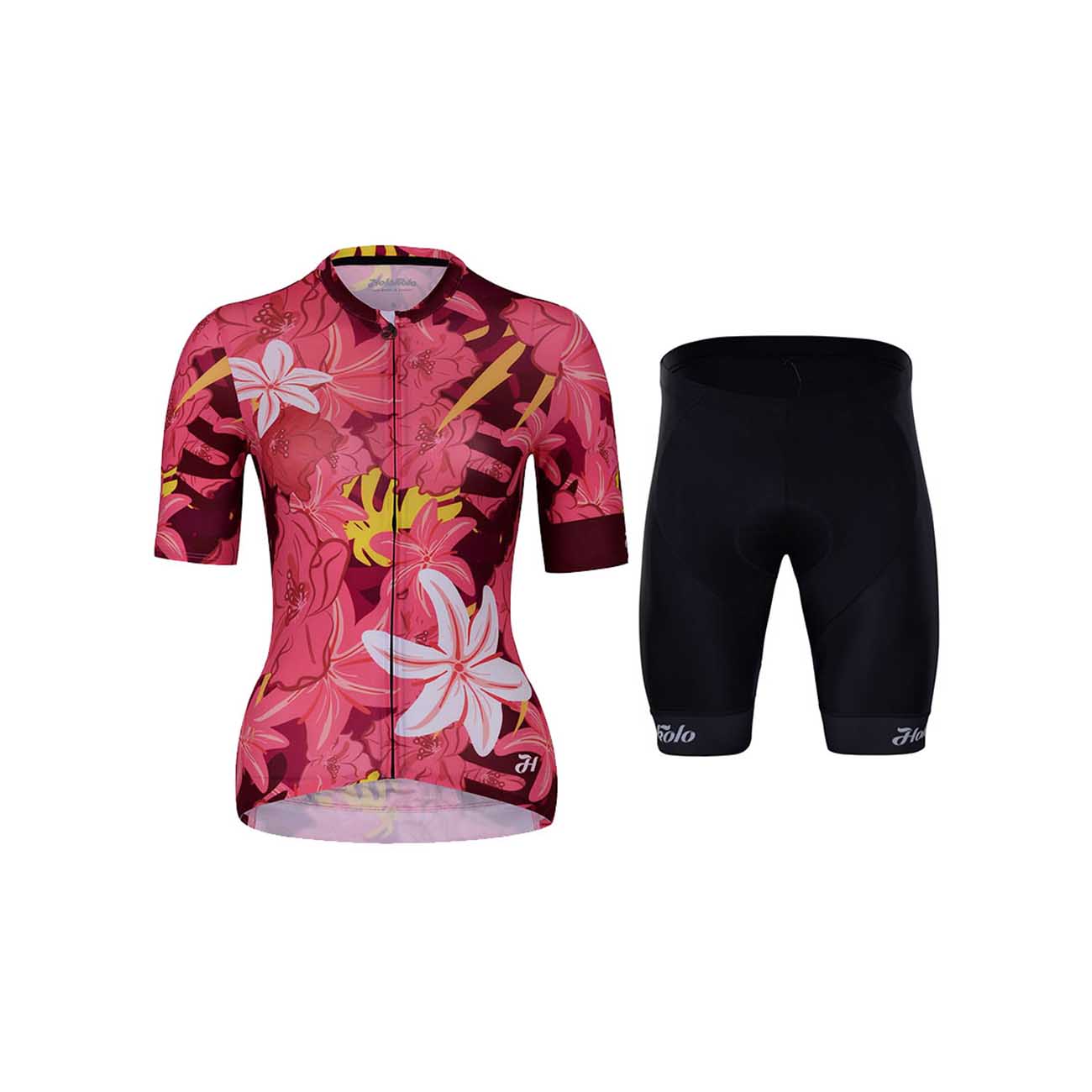
                HOLOKOLO Cyklistický krátky dres a krátke nohavice - PASSIONATE ELITE LAD - čierna/červená
            