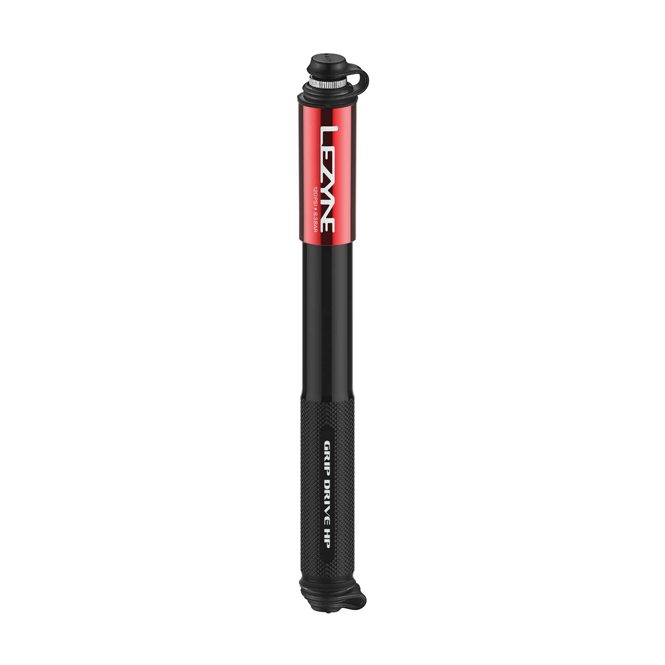 E-shop LEZYNE pumpa - GRIP DRIVE HP M - červená/čierna