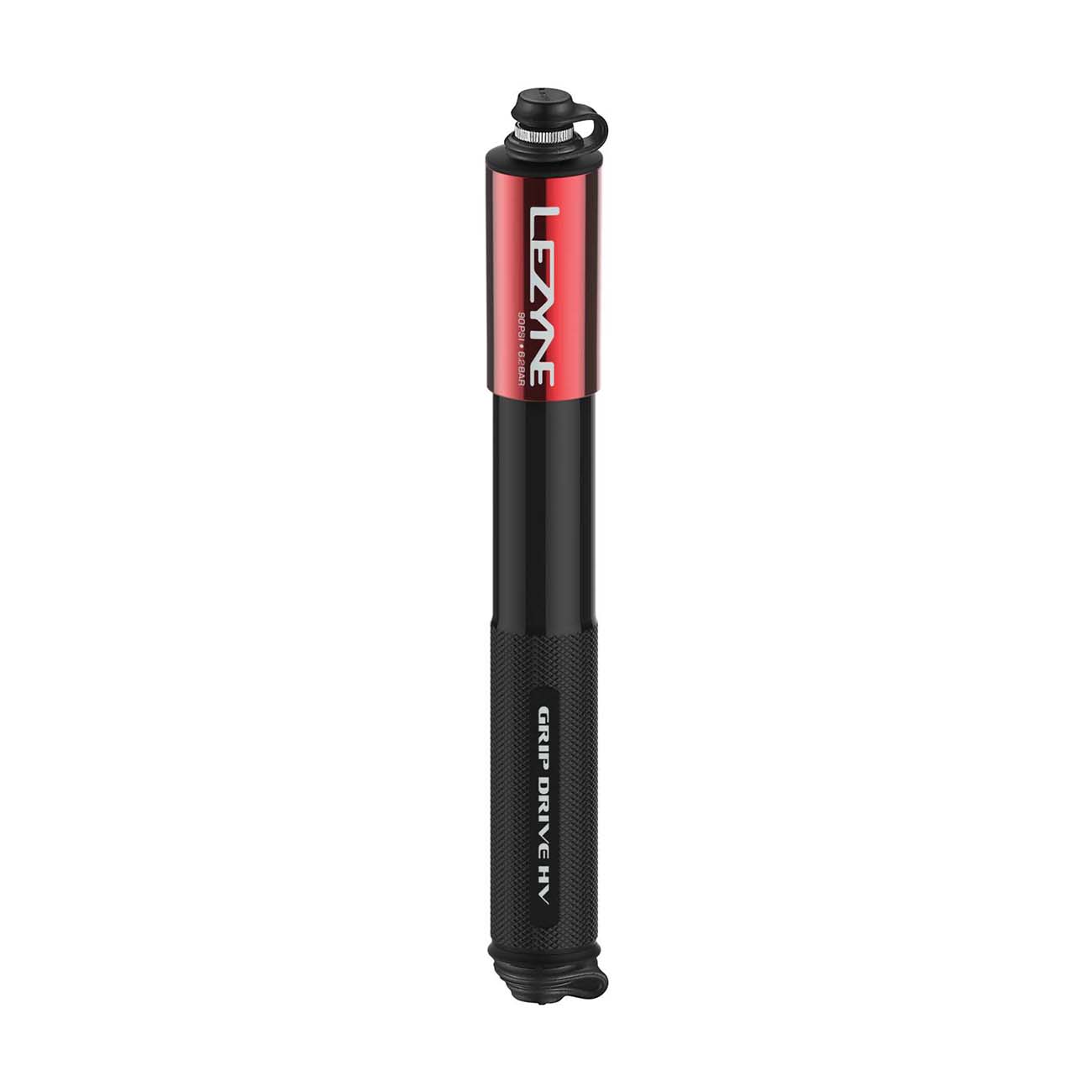 LEZYNE pumpa - GRIP DRIVE HV M - čierna/červená