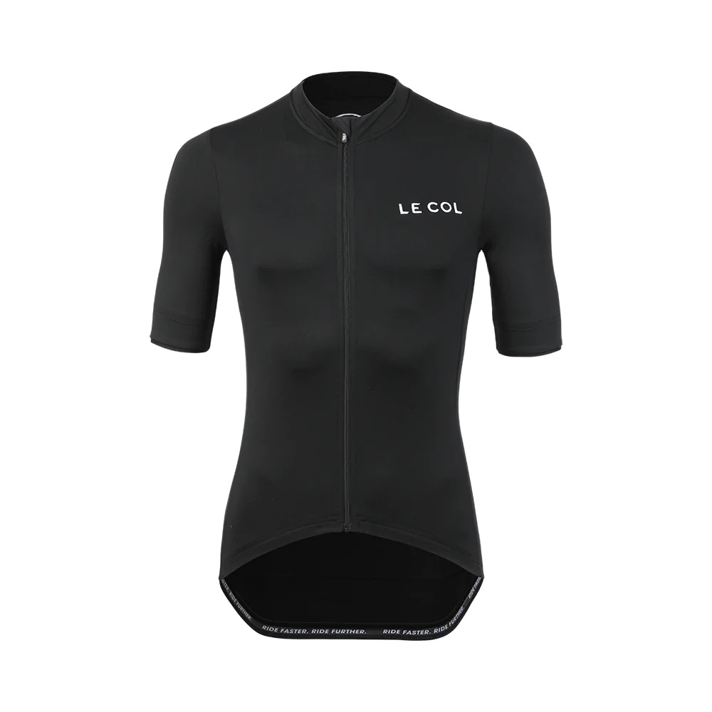 E-shop LE COL Cyklistický dres s krátkym rukávom - HORS CATEGORIE II - čierna