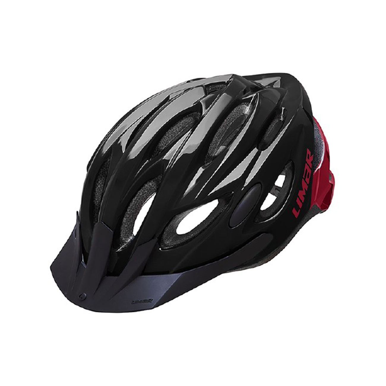 LIMAR Cyklistická prilba - SCRAMBLER - červená/čierna (57–61 cm)