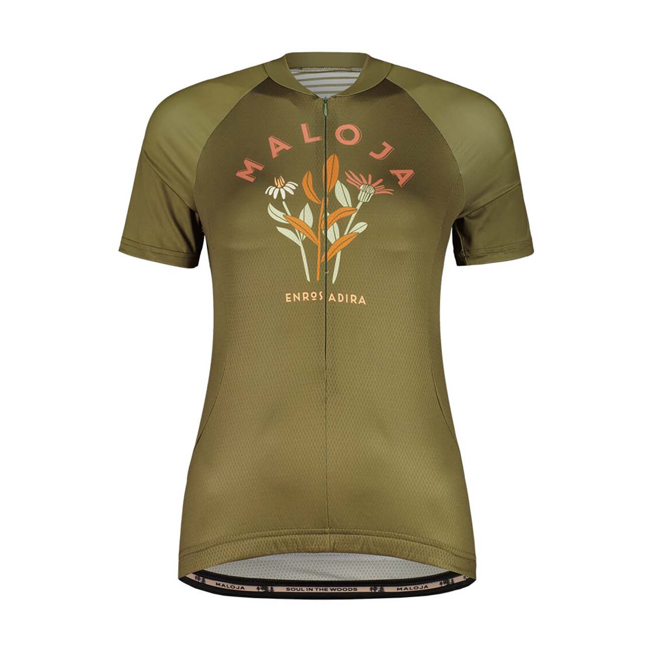 
                MALOJA Cyklistický dres s krátkym rukávom - GANESM. 1/2 LADY - zelená L
            