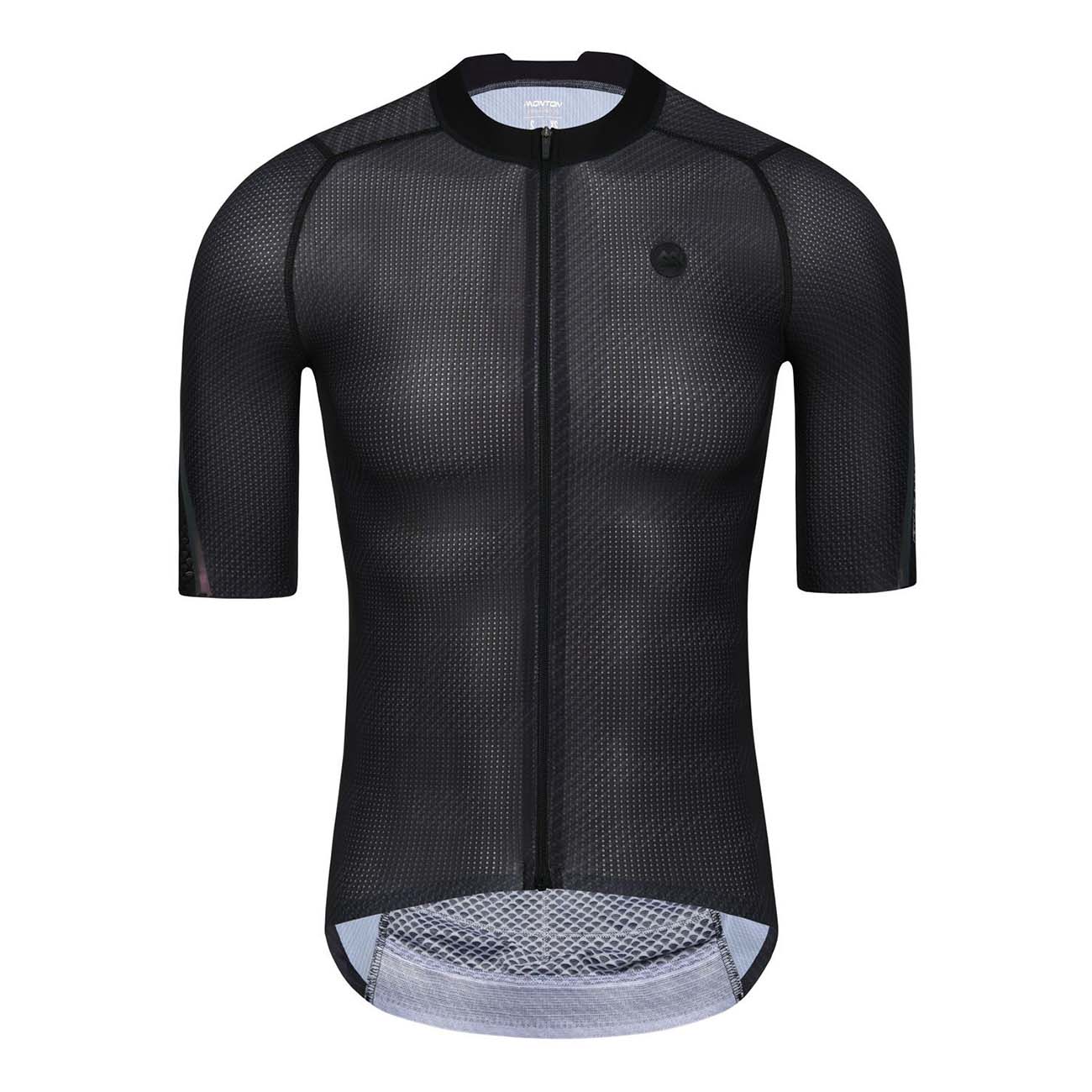 
                MONTON Cyklistický dres s krátkym rukávom - PRO CARBONFIBER - čierna XS
            