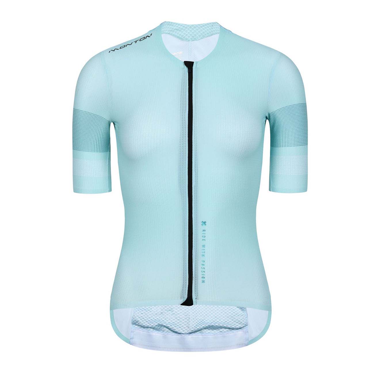 E-shop MONTON Cyklistický dres s krátkym rukávom - PRO STARSHINE LADY - svetlo modrá