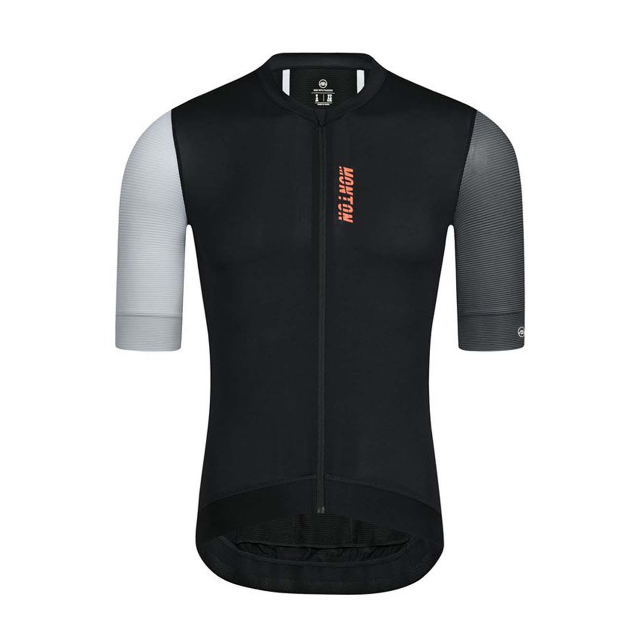 
                MONTON Cyklistický dres s krátkym rukávom - TRAVELER EVO - šedá/biela/čierna XS
            