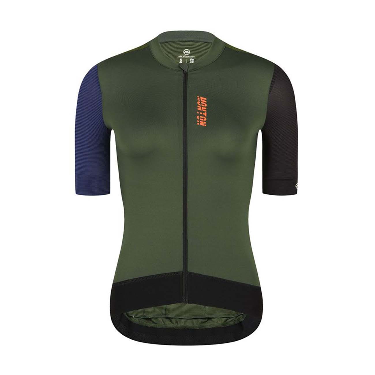 
                MONTON Cyklistický dres s krátkym rukávom - TRAVELER EVO LADY - čierna/modrá/zelená
            