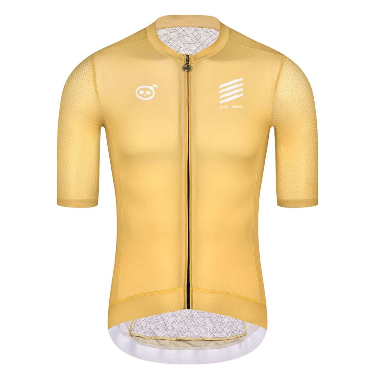 
                MONTON Cyklistický dres s krátkym rukávom - SKULL ZEUS - zlatá XS
            